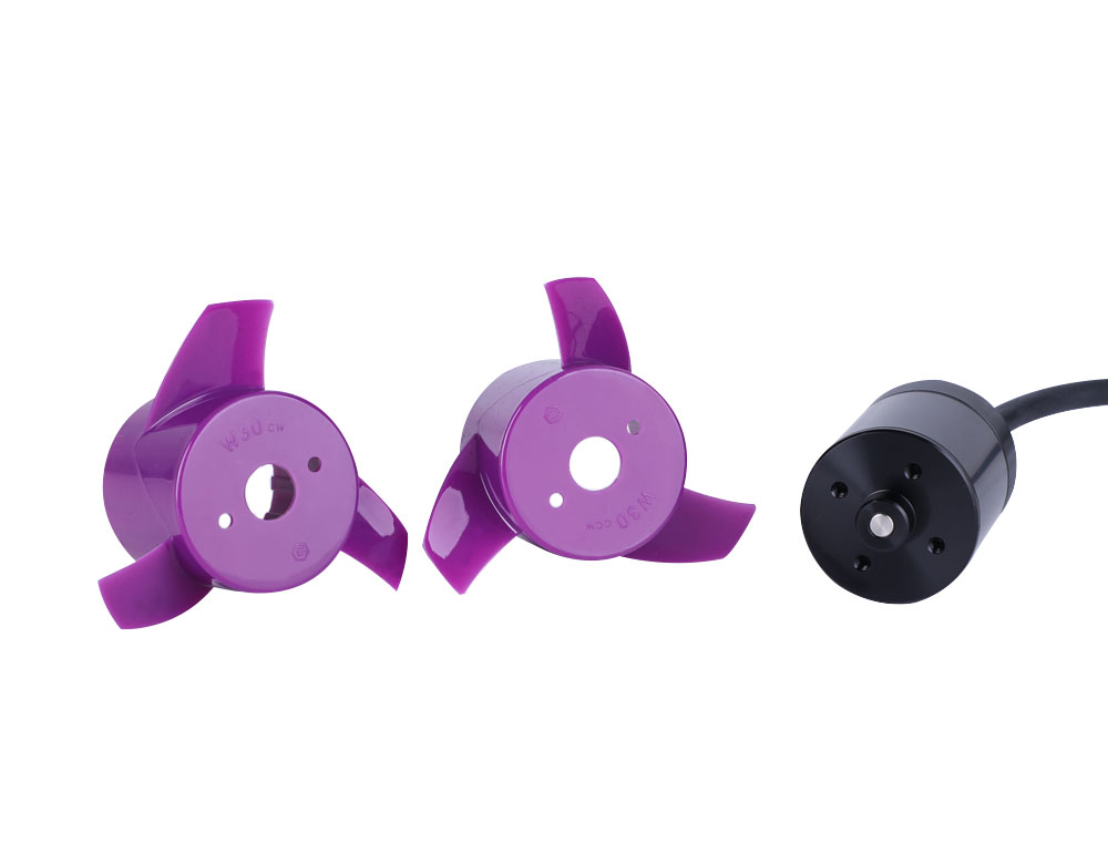 Motor y hélice de propulsión submarina W30