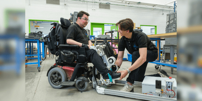 autonomous stretching rehabilitation device